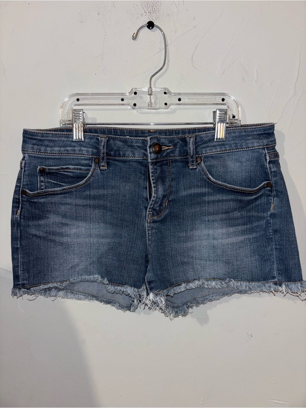 Articles of society Denim Frayed Hem Women’s Shorts - Blue